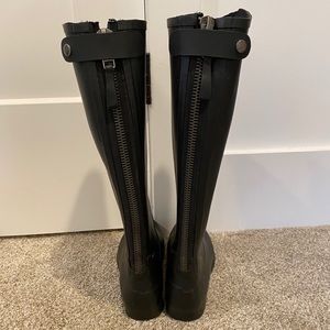JCrew zipper rainboots